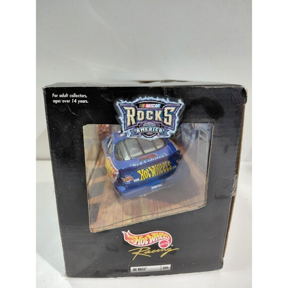 HotWheels Rocks America 1:24 DieCast Kyle Petty 44 Pontiac NASCAR & Guitar w/Box - Picture 7 of 10